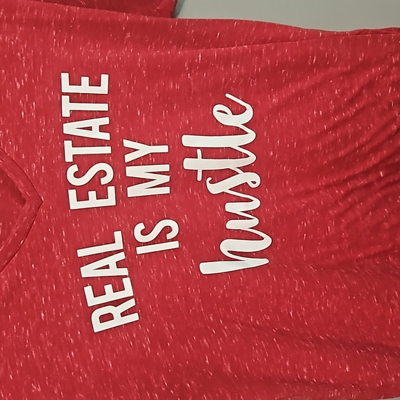 Red T Shirt Real Estate Size L - Picture 2 of 4